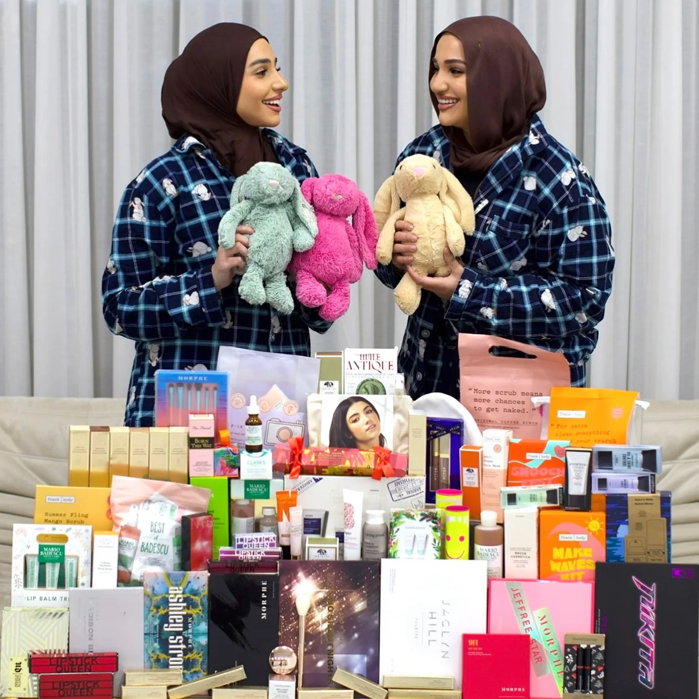 Sara and Mya Kaake — The Duo, hair and makeup